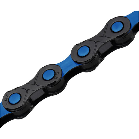 KMC DLC 12 Chain - 12-Speed, 126 Links, Black/Blue